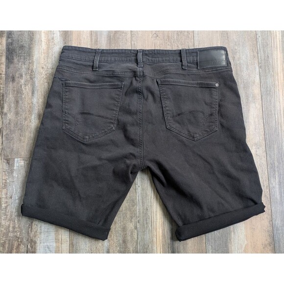 Mavi Jeans Shorts Jorts Men's Size 38 Black 9" Inseam Denim Jake - Picture 5 of 7